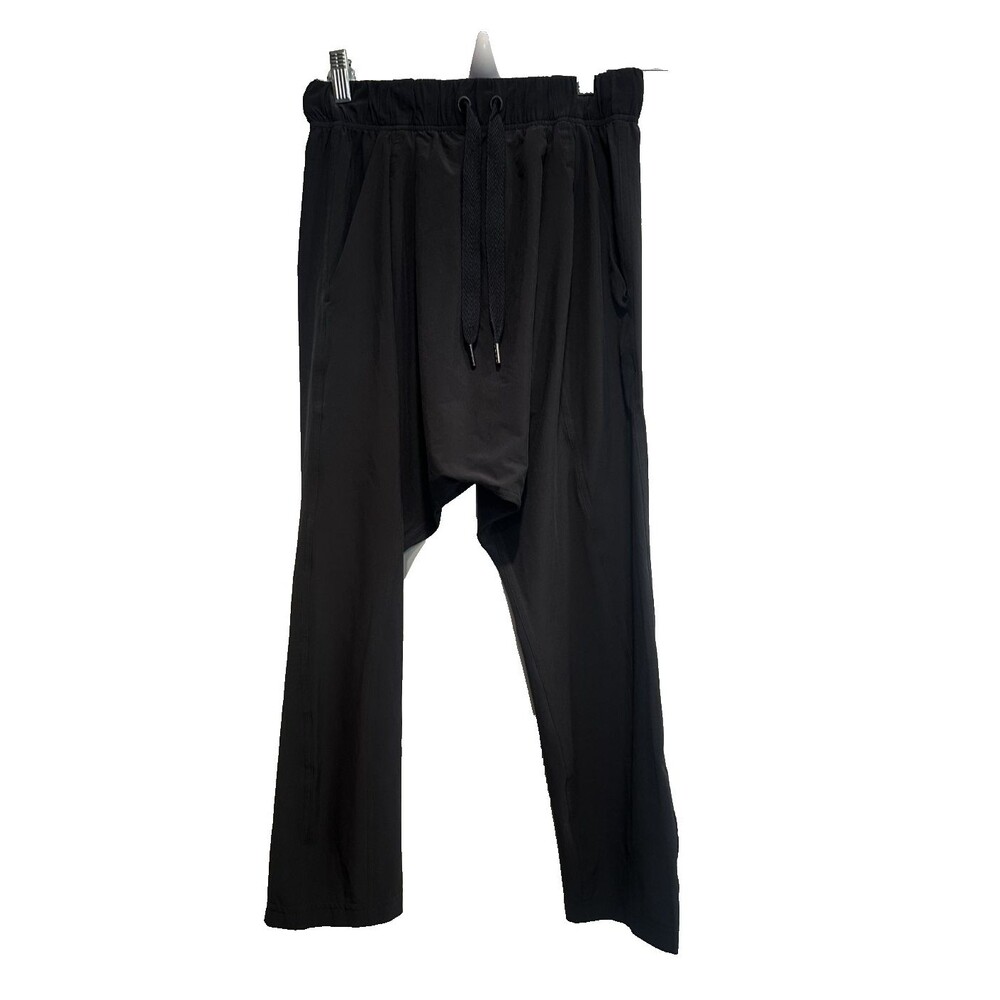Lululemon 4 Women’s Harem Pants Comfort Dance Athletic Everyday Black Stretch - Picture 2 of 11